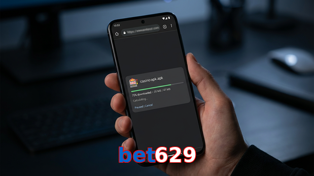Main screen of Bet629 apk page for PK players