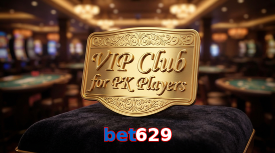 Main screen of Bet629 vip page for PK players
